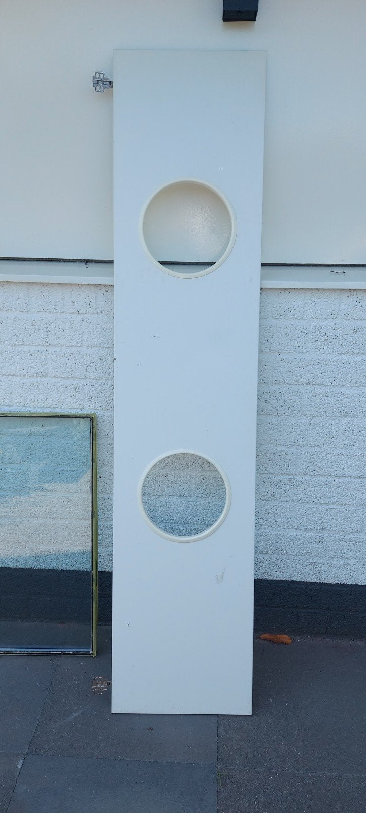 IKEA NYSJÖN deur voor wasmand kast met ronde openingen, Ophalen, Minder dan 50 cm, Gebruikt, Modern, functioneel