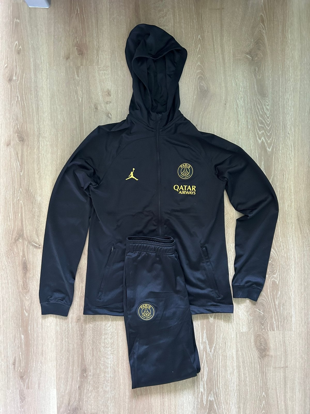 PSG trainingspak Jordan 23/24 Maat 158-170/XS, Zwart, Jordan, Jordan, Ophalen of Verzenden
