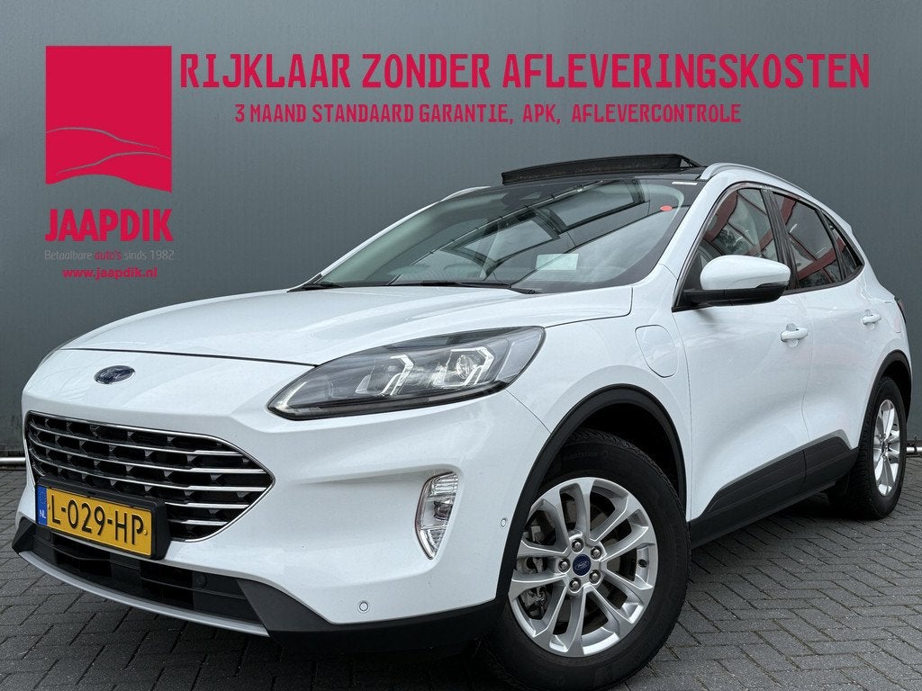 Ford Kuga BWJ 2021 2.5 PHEV 210 PK Titanium FULL LED | CAMER, Auto's, Ford, Bedrijf, Te koop, Kuga, ABS, Achteruitrijcamera, Airbags