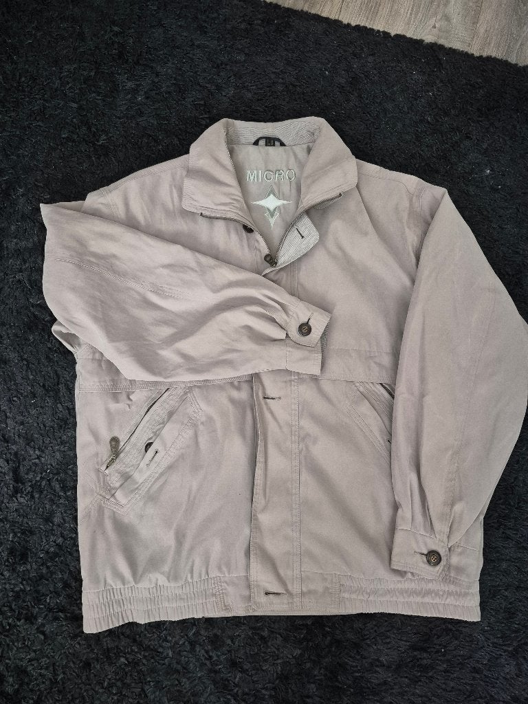 Heren zomer/nazomer Jas Mt. 50 (L) ZGAN, Ophalen, Zo goed als nieuw, Maat 52/54 (L), Beige