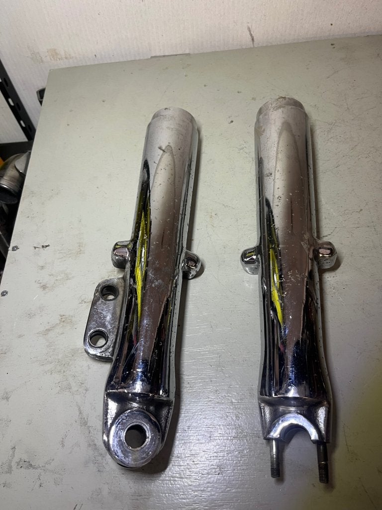Voorvork Onderpoten 41mm, Motoren, Onderdelen | Harley-Davidson, Niet ingevuld, Gebruikt, Niet ingevuld, Ophalen of Verzenden