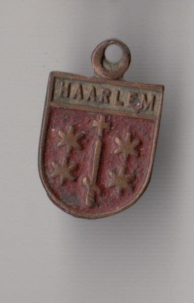 Haarlem Stadswapen bedel, Gebruikt, Niet vindbaar, Niet vindbaar, Speldje of Pin
