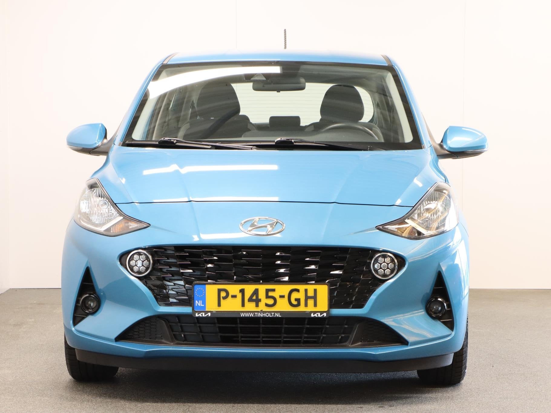 Hyundai i10 1.0 Comfort Smart 5-zits AUTOMAAT , NAVIGATIE, Auto's, Stof, Gebruikt, 899 kg, Blauw