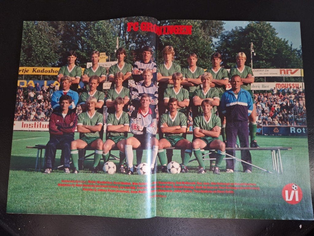 Verzameling posters FC Groningen diverse jaren (9x), Ophalen of Verzenden, Zo goed als nieuw, Overige binnenlandse clubs, Poster, Plaatje of Sticker