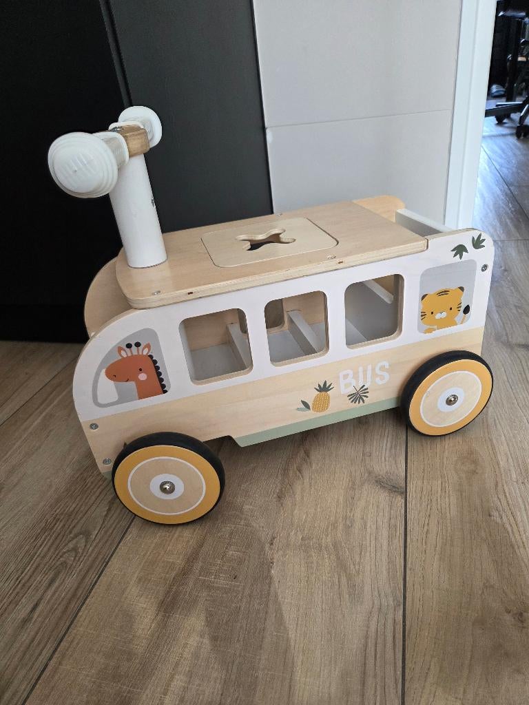 Vertbaudet loopwagen busje, Ophalen, Zo goed als nieuw, Loopvoertuig