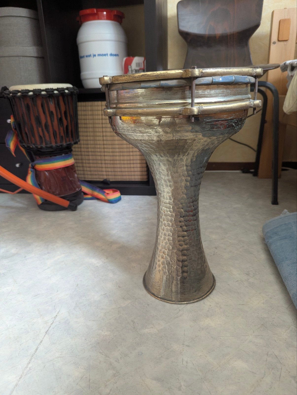 Vintage Darbuka / Doumbek, Ophalen of Verzenden, Gebruikt, Overige merken