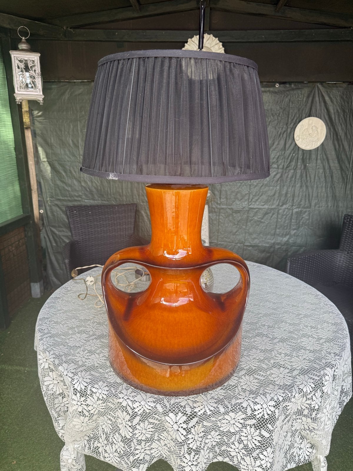 Vintage lamp te koop - Uniek design, Antiek en Kunst, Antiek | Lampen, Ophalen of Verzenden