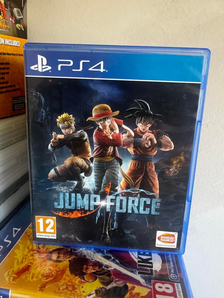 Jump Force PS4 - Anime Vechtgame met Naruto, Goku, Luffy, Vechten, 1 speler, Ophalen of Verzenden, Zo goed als nieuw