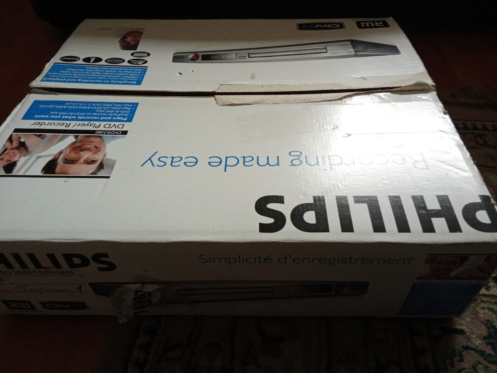 Philips DVDR3380 DVD-speler/recorder - Nieuw in doos, Ophalen of Verzenden