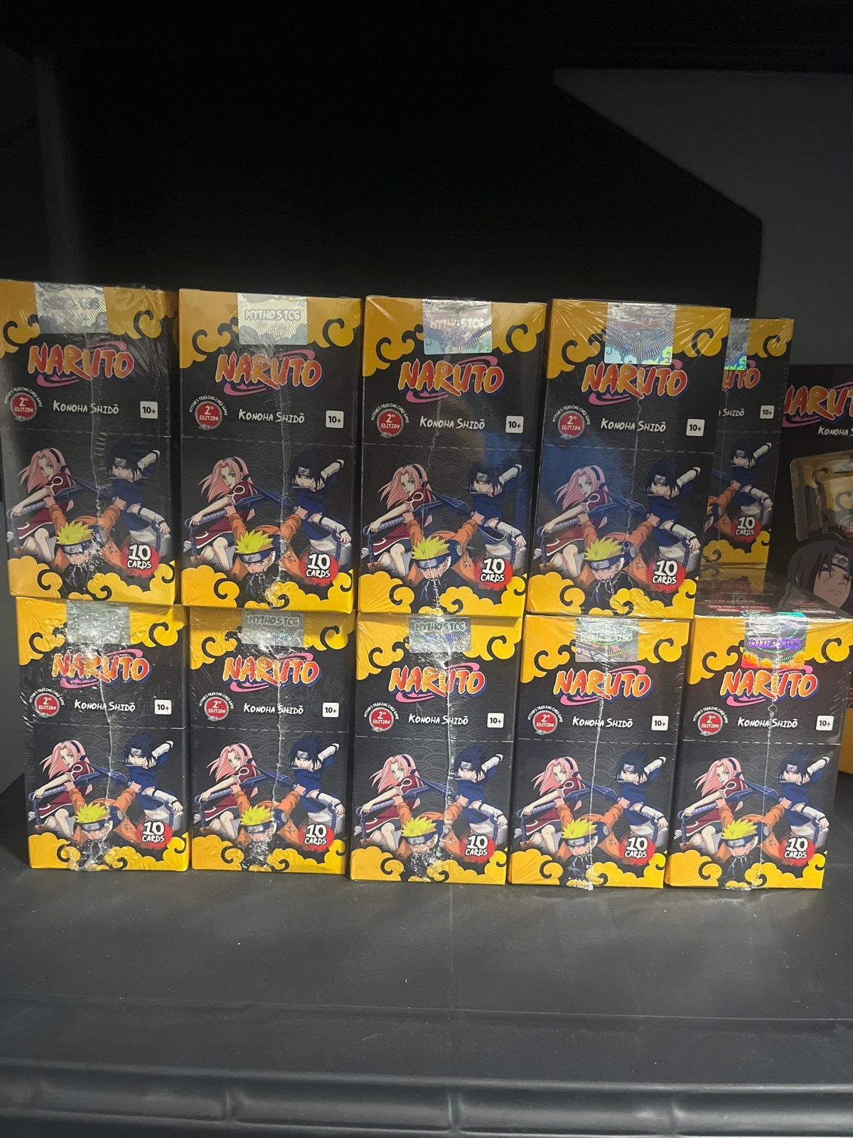 Mythos Naruto TCG 1e Set 2e Editie Booster Boxen (8x), Ophalen of Verzenden, Nieuw