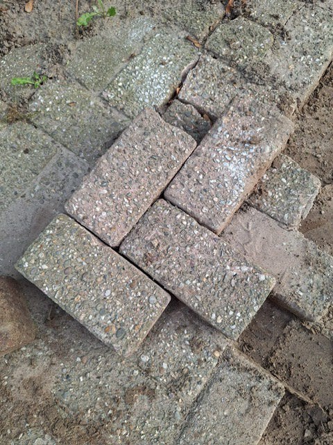 Betonklinkers heide 7 cm, Ophalen, Zo goed als nieuw, Beton, Klinkers