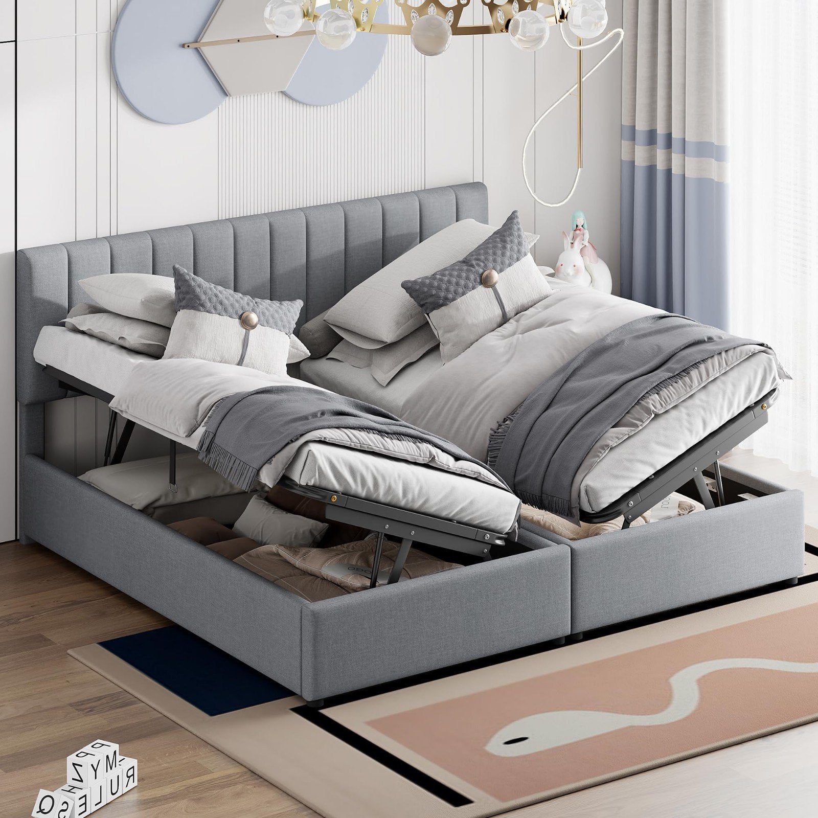 Brandnieuw boxspring 160x200 & 180x200 met matras + gaslift, Huis en Inrichting, Slaapkamer | Complete slaapkamers, Ophalen of Verzenden