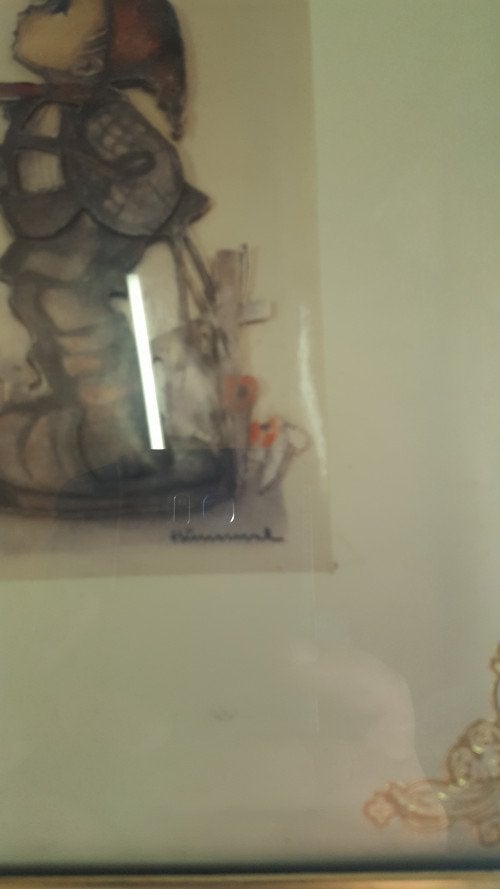 schilderij 3 d ,humme jongen om hoog kijkend, Huis en Inrichting, Ophalen of Verzenden, 'T Olde Gre-j, Info@toldegrej.nl, Endepoelstraat 20f Didam