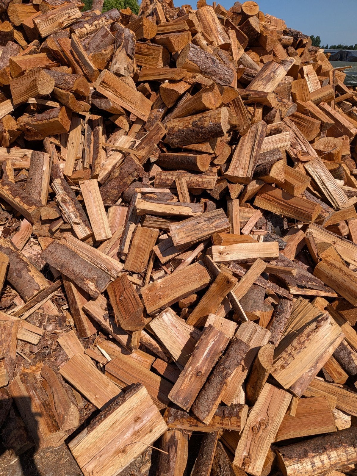 €85 PER KUUB DOUGLAS 6 KUUB €515 SUPER DROOG ROND 15%, 6 m³ of meer, Ophalen, Overige houtsoorten, Blokken