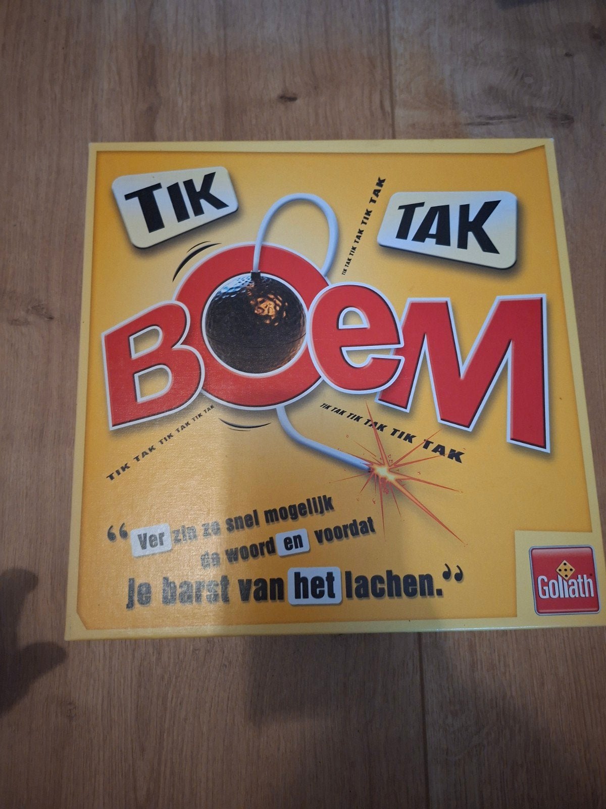 Tik Tak Boem Gezelschapsspel - Goliath, Vijf spelers of meer, Ophalen of Verzenden, Zo goed als nieuw, Goliath