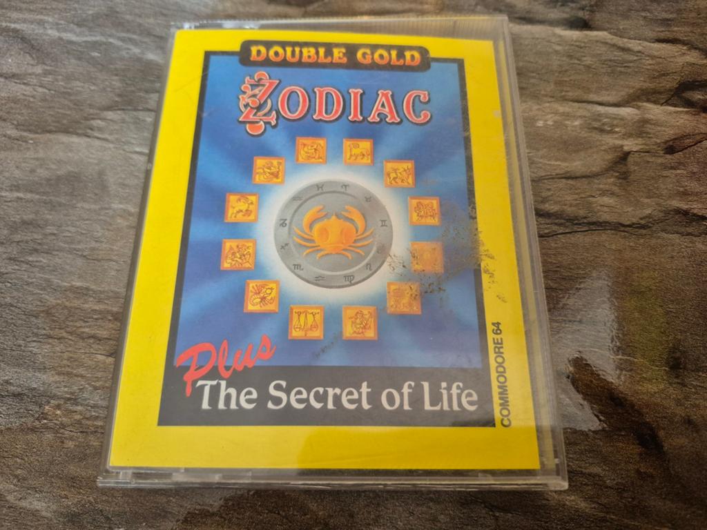 Commodore 64 C64 Cassette Game: Zodiac + The Secret of Life, Avontuur en Actie, Gebruikt, 1 speler, Ophalen of Verzenden