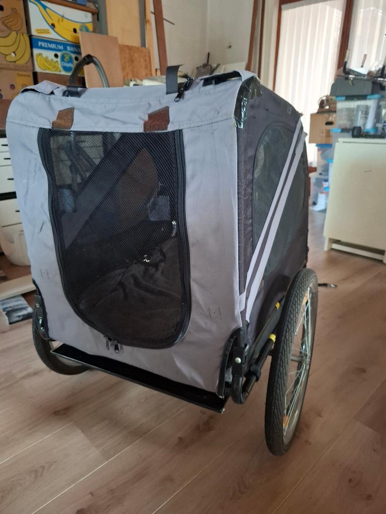 Grote Hondenfietskar, Gebruikt, Opvouwbaar, 20 tot 40 kg, Hondenkar