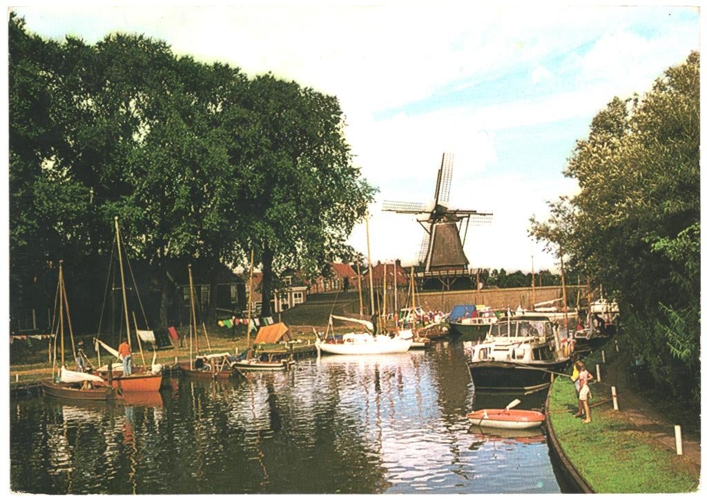 993225 Sloten Friesland 1980 Kleine Haven Gelopen