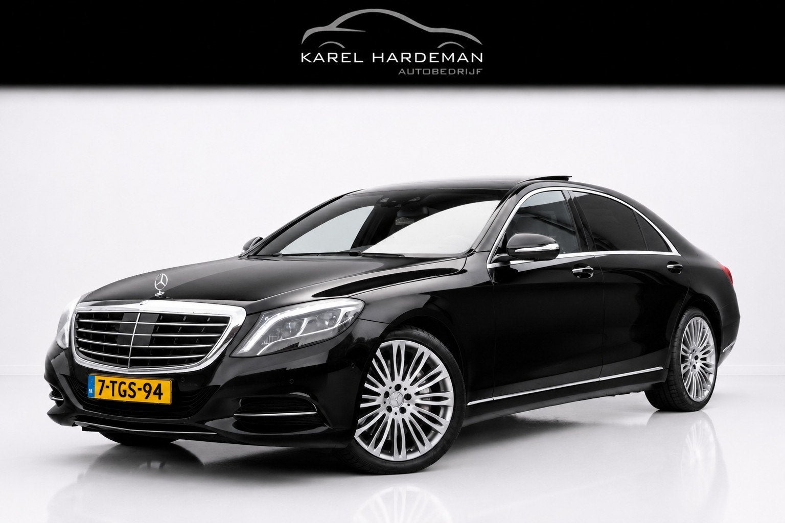 Mercedes-Benz S-klasse 500 4Matic Lang Edition 1 | STOELMASS, Gebruikt, Zwart, Vierwielaandrijving, Sedan