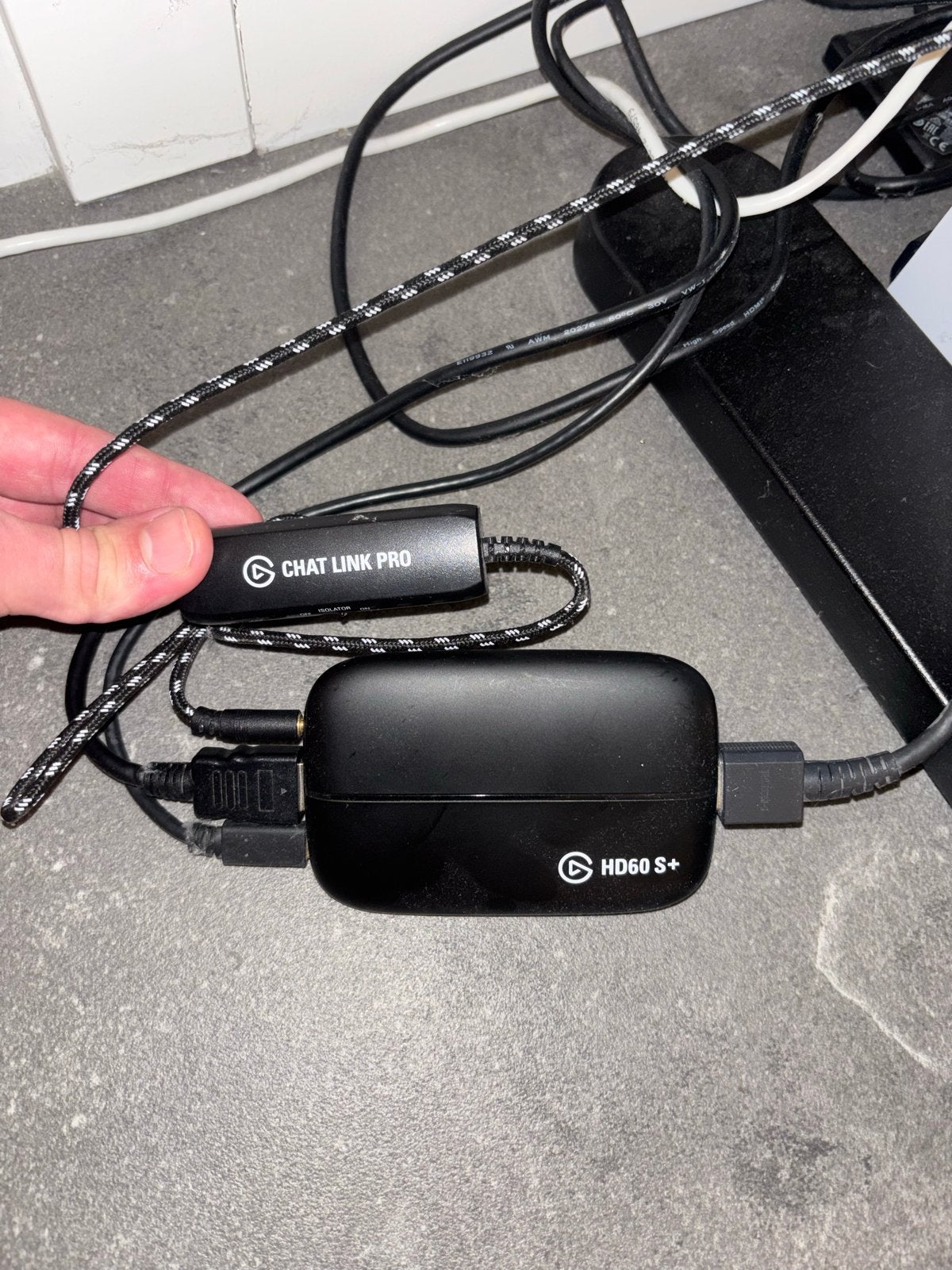 Elgato HD60 S+ Capture Card + Chat Link Cable Pro, Zo goed als nieuw, PC, Overige typen, Overige merken