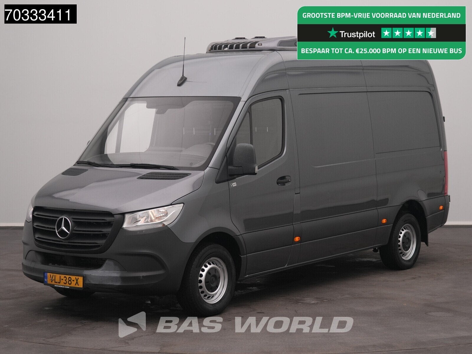 Mercedes Sprinter 314 CDI Koelwagen Konvekta Airco Cruise Eu, Auto's, Stof, Gebruikt, Euro 6, Electronic Stability Program (ESP)