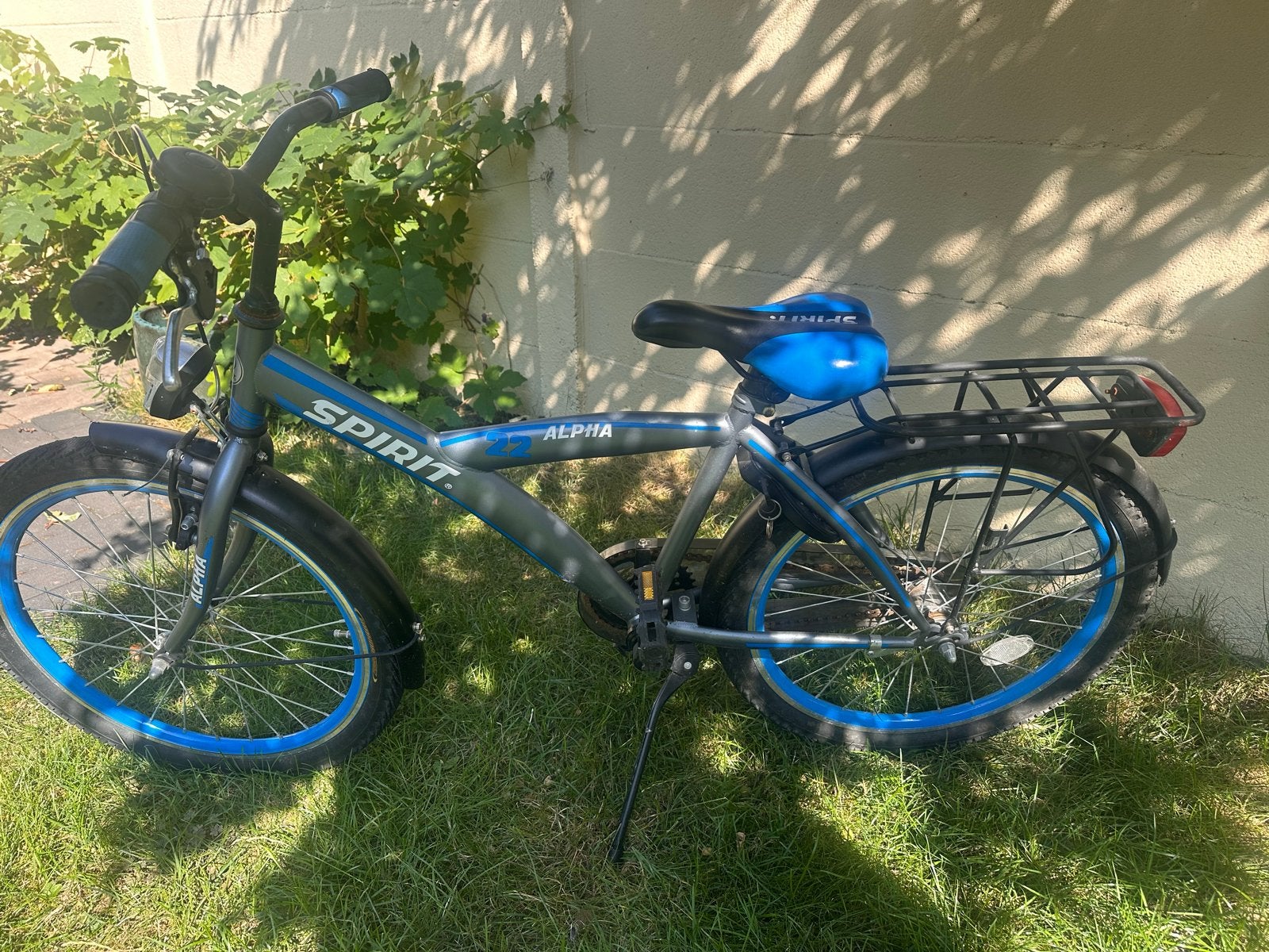 Jongensfiets Spirit Alpha 22 inch - Gebruikt, goede staat, Ophalen, Gebruikt, Terugtraprem, 20 inch of meer
