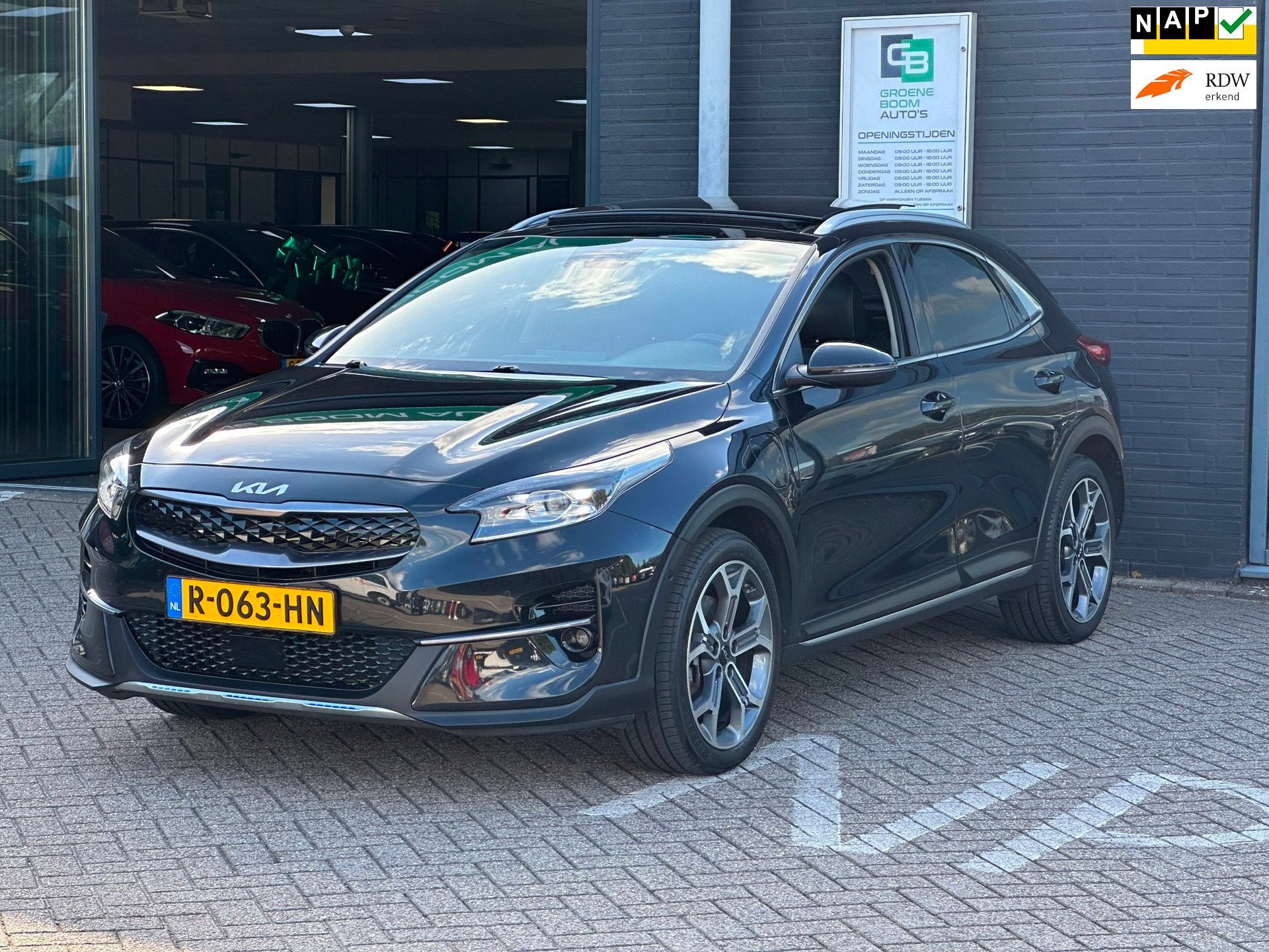 Kia XCeed 1.6 GDi PHEV ExecutiveLine/CAMERA/CARPLAY/AUTOMAAT, Auto's, Kia, Gebruikt, Euro 6, Leder en Stof, Zwart