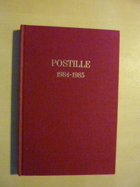 Postille 1984 - 1985, Ophalen of Verzenden, Zo goed als nieuw