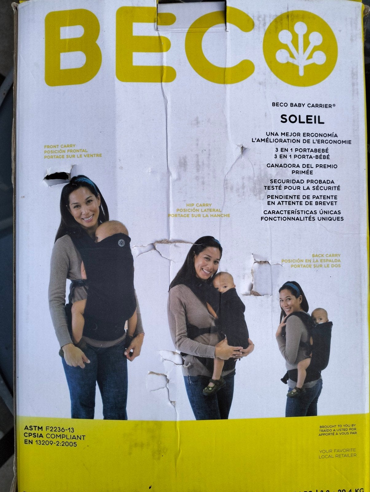Beco baby draagzak, Kinderen en Baby's, Babydragers en Draagdoeken, Ophalen of Verzenden, Zo goed als nieuw, Draagzak, Overige merken