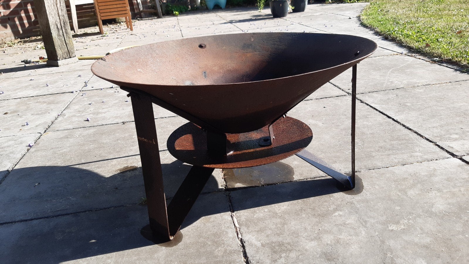 Vuurschaal /bbq, Ophalen, Gebruikt