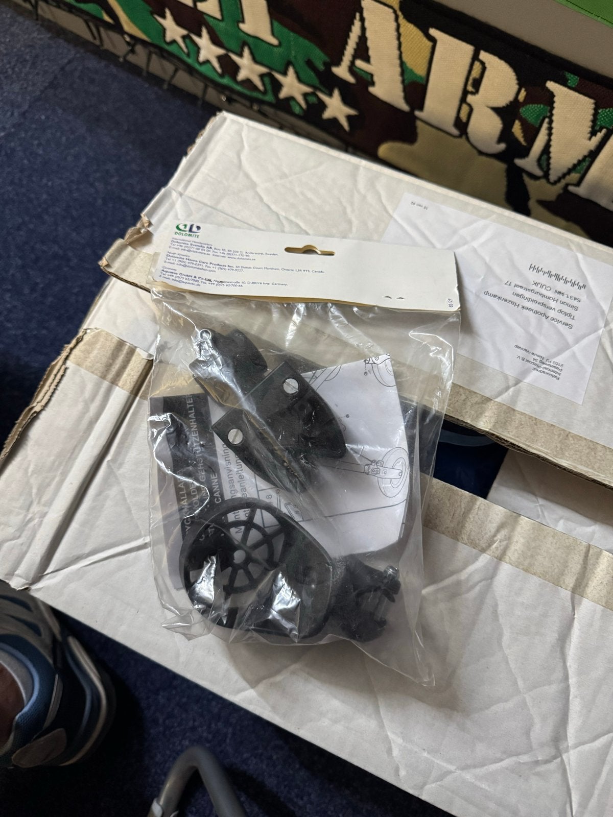 Te koop Stok/krukhouder voor aan rollator, Diversen, Ophalen of Verzenden, Nieuw