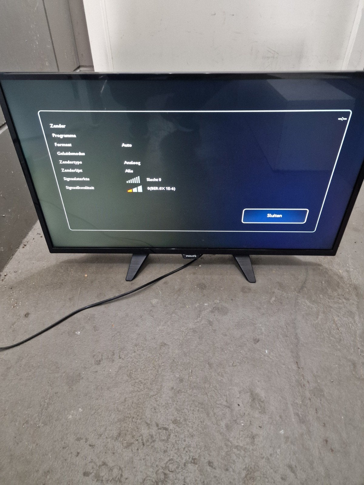Philips TV., Ophalen, Zo goed als nieuw