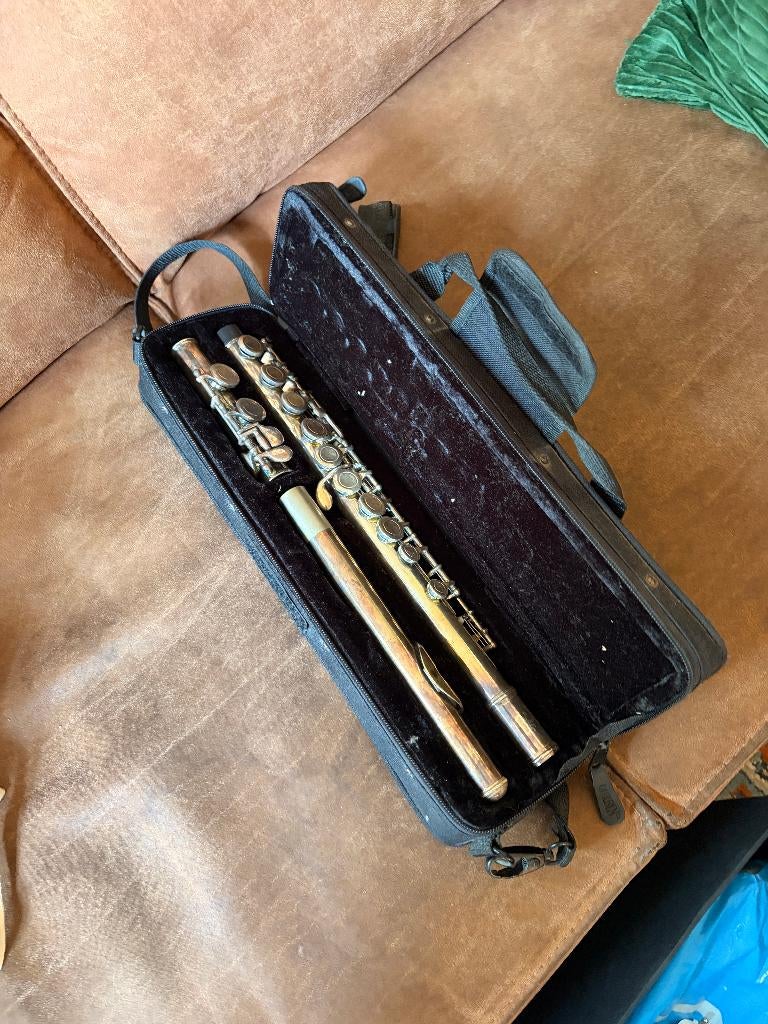 Dwarsfluit, Muziek en Instrumenten, Ophalen, Gebruikt, Dwarsfluit, Met koffer of tas