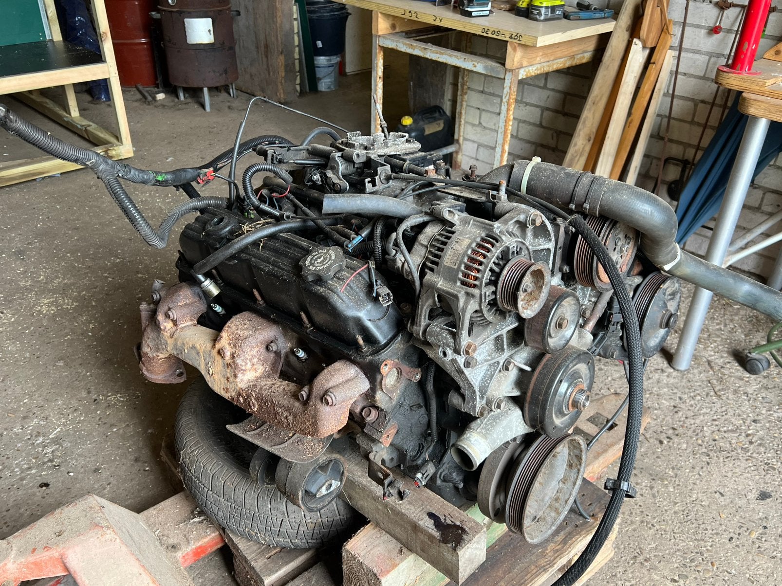 Dodge v8 318ci magnum motor, Ophalen of Verzenden, Dodge