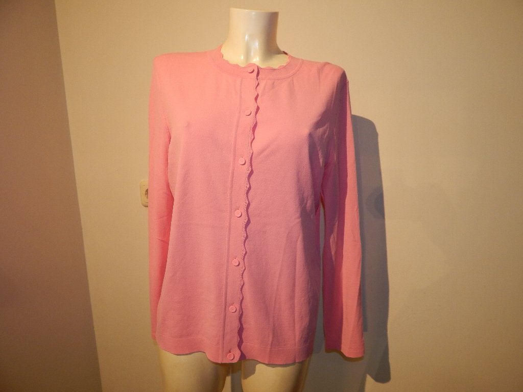 Marccain roze stretch vest golvende afwerking NIeuw N5/42