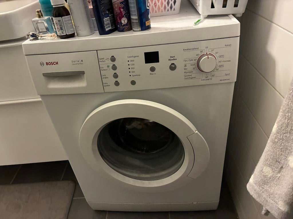 Bosch Serie 4 VarioPerfect Wasmachine - Zo goed als nieuw, Ophalen, Zo goed als nieuw, Voorlader, Kort programma