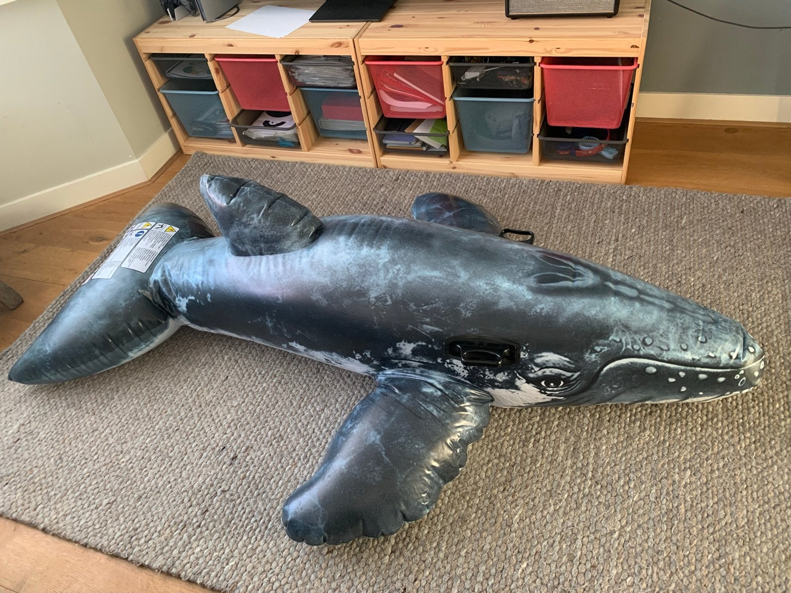 Opblaasbare Walvis: Speelgoed voor Open Water Plezier, Ophalen of Verzenden, Gebruikt