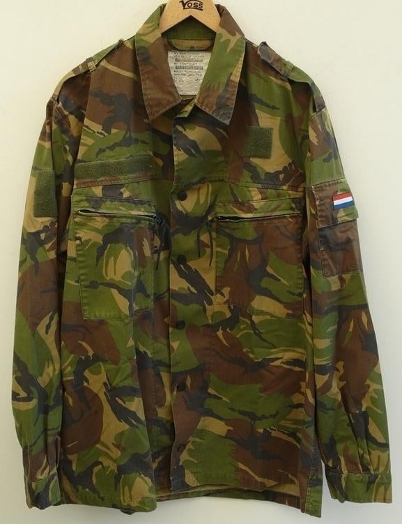 Jas, Zomer, M93, Woodland, maat: 8000/0510, KL, 1990s.(Nr.3), Ophalen of Verzenden, Landmacht, Nederland, Kleding of Schoenen