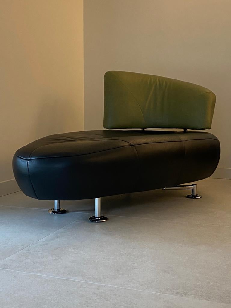 Leolux Kikko chaise longue, Ophalen, Gebruikt, Eenpersoons, Minder dan 150 cm