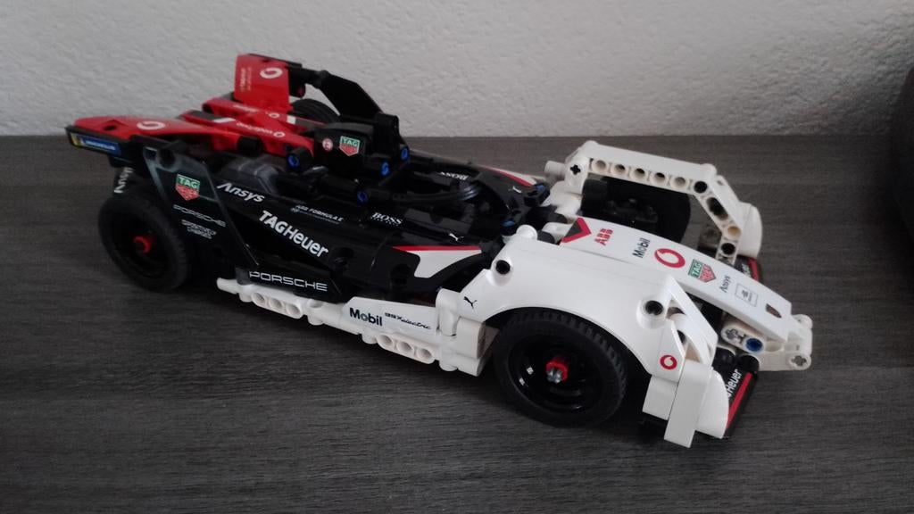 LEGO TECHNIC 42137 PORSCHE 99X pull back motor, Gebruikt, Lego, Compleet, Ophalen of Verzenden