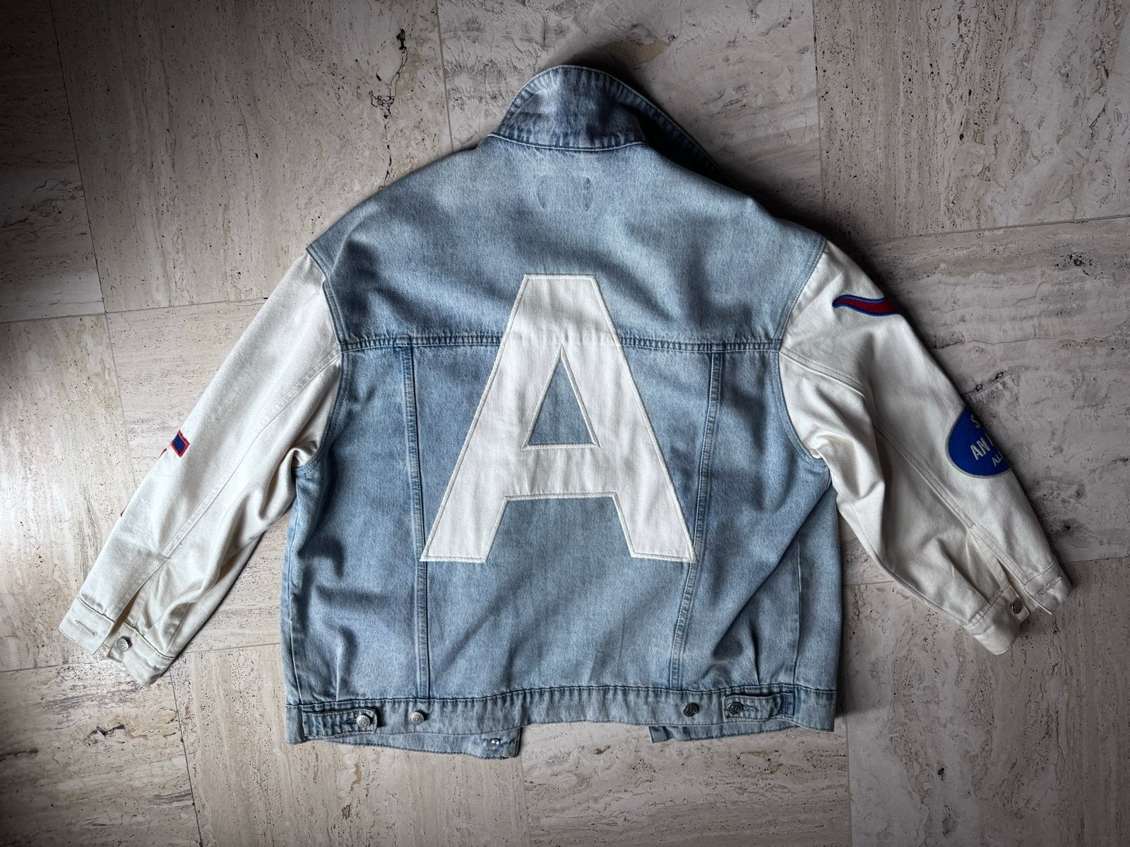 ALIX Spijkerjas, Ophalen of Verzenden, Zo goed als nieuw, Maat 38/40 (M), Blauw