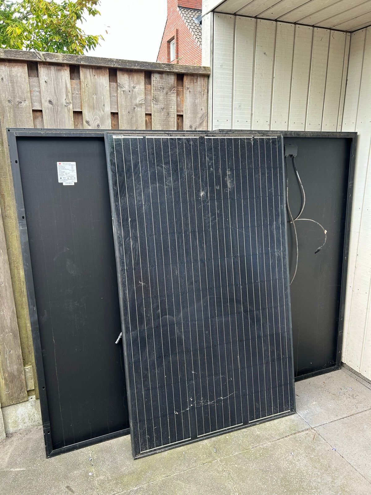 Zonnepanelen set met omvormer en optimizers (275Wp per panee, Ophalen, Gebruikt, Compleet systeem, 200 wattpiek of meer