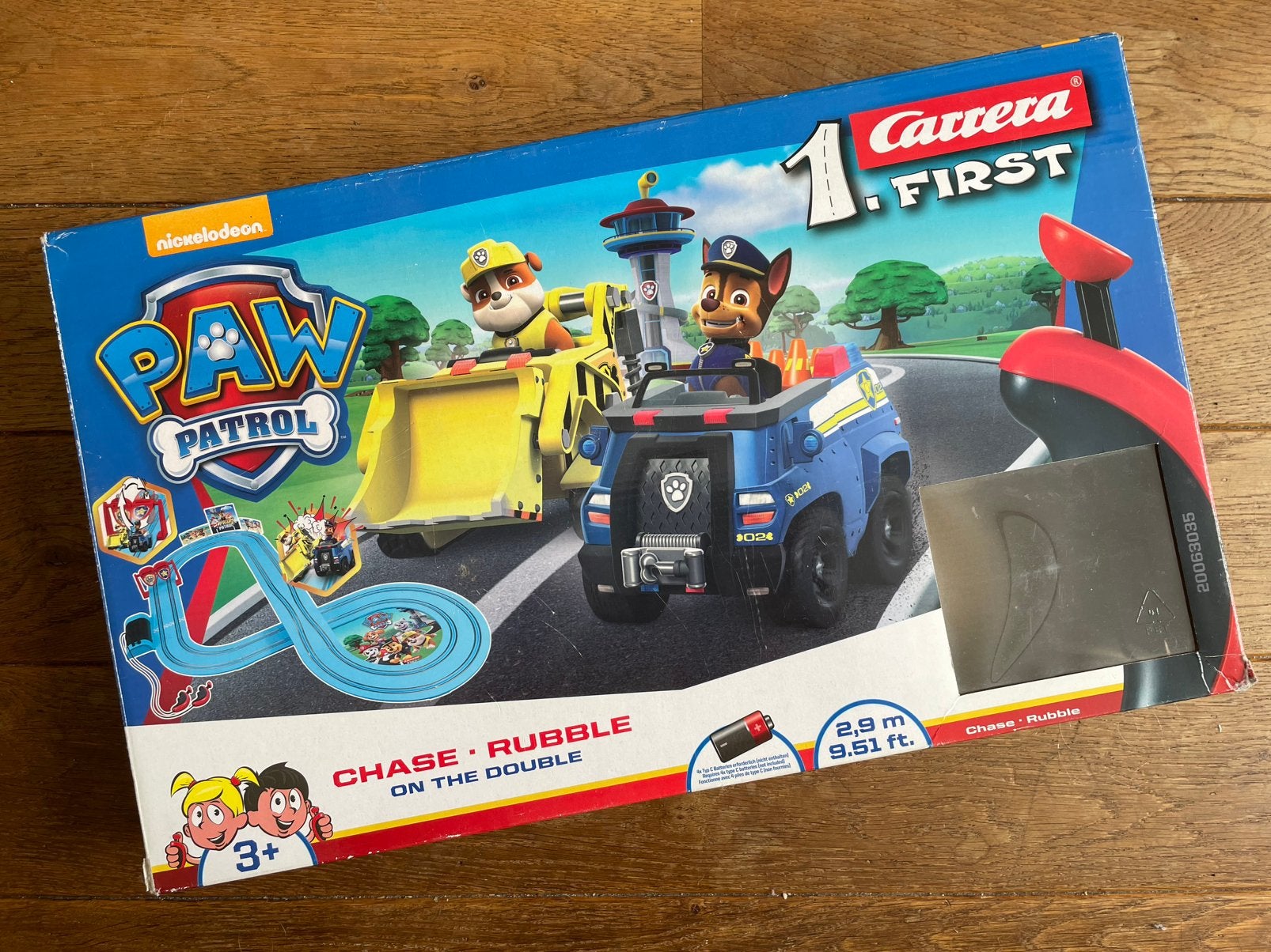 Baandelen Paw Patrol FIRST carrera racebaan, Kinderen en Baby's, Speelgoed | Racebanen, Ophalen of Verzenden, Gebruikt, Elektrisch