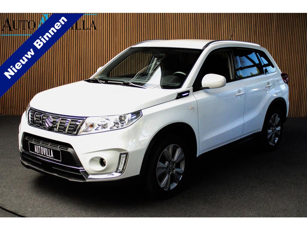Suzuki Vitara 1.0 Boosterjet S. Navi Camera Climate Cruise S, Stof, Gebruikt, Wit, Origineel Nederlands