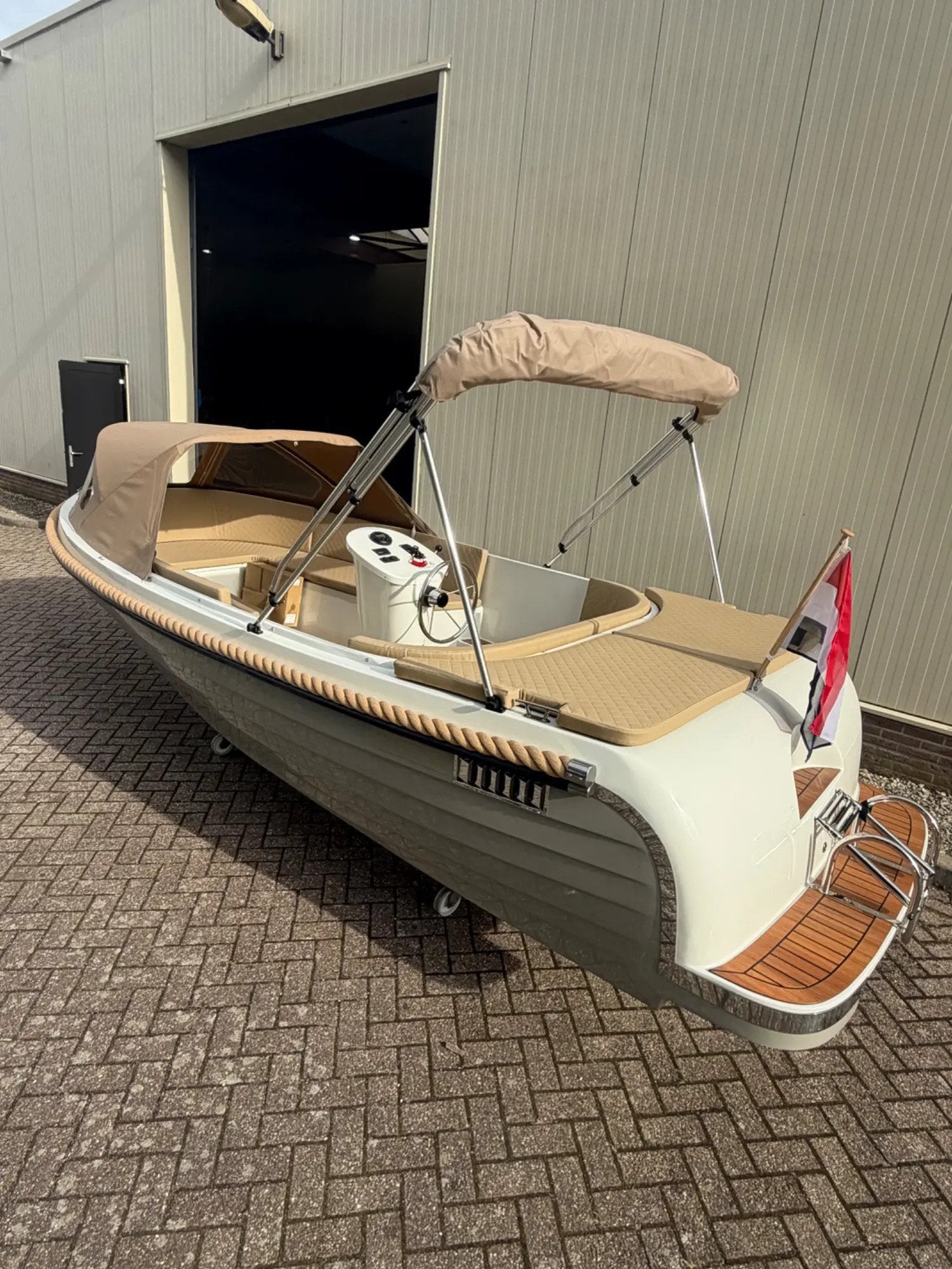 Maassloep 570 Honda 20pk nieuw luxe opties, Overige typen, Overige brandstoffen, Nieuw, 6 m