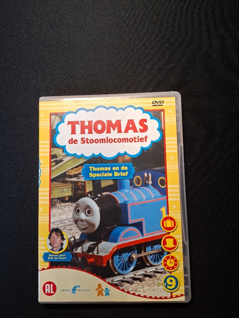 dvd Thomas de Stoomlocomotief, Alle leeftijden, Overige typen, Zo goed als nieuw, Inclusief doosje