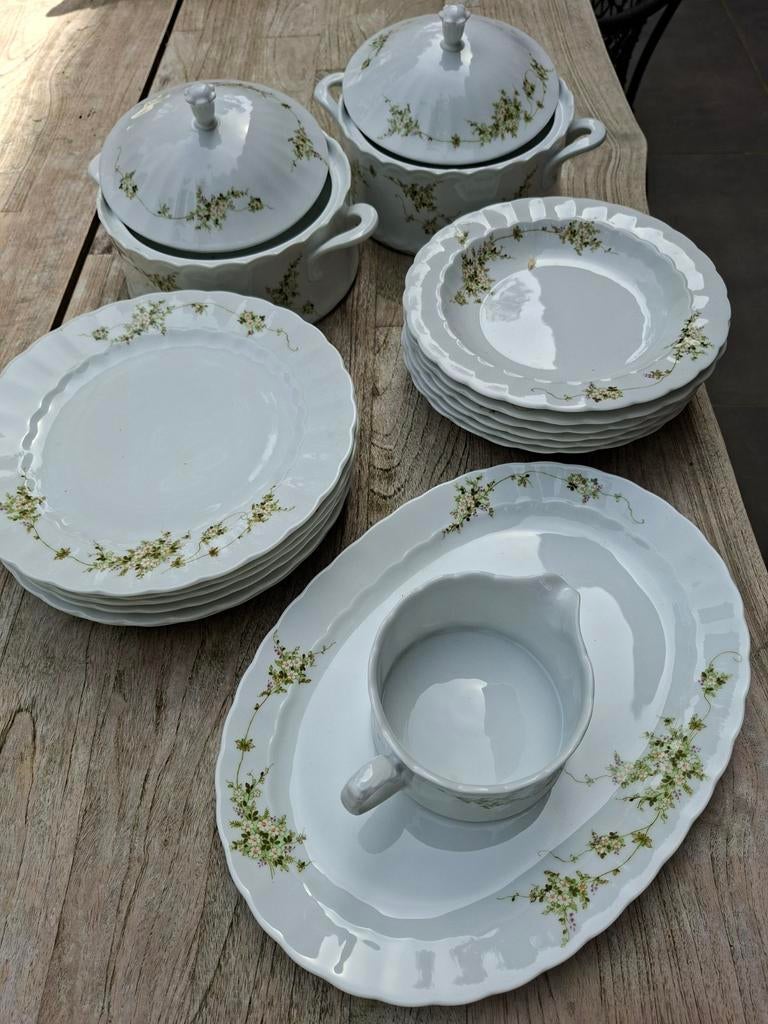 Eschenbach Bavaria Servies - Bloemendecor (Jaren '30-'40), Ophalen