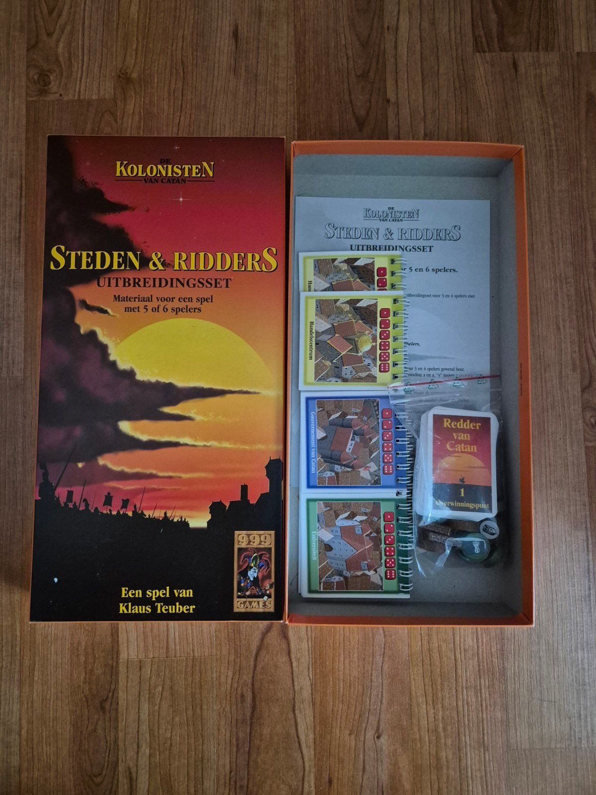 Kolonisten van Catan - Steden en Ridders 5/6, Hobby en Vrije tijd, Ophalen of Verzenden, Gebruikt