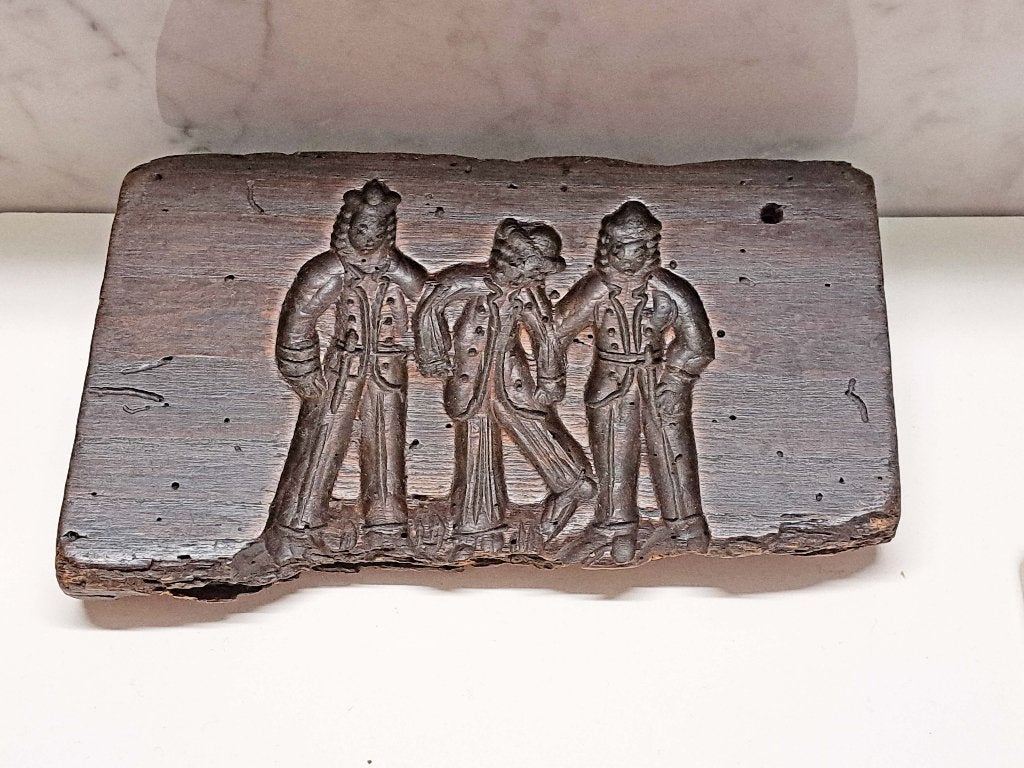 18de eeuw houten speculaas plank koekvorm ZELDZAAM, Ophalen of Verzenden, Hout, Bruin, Europa