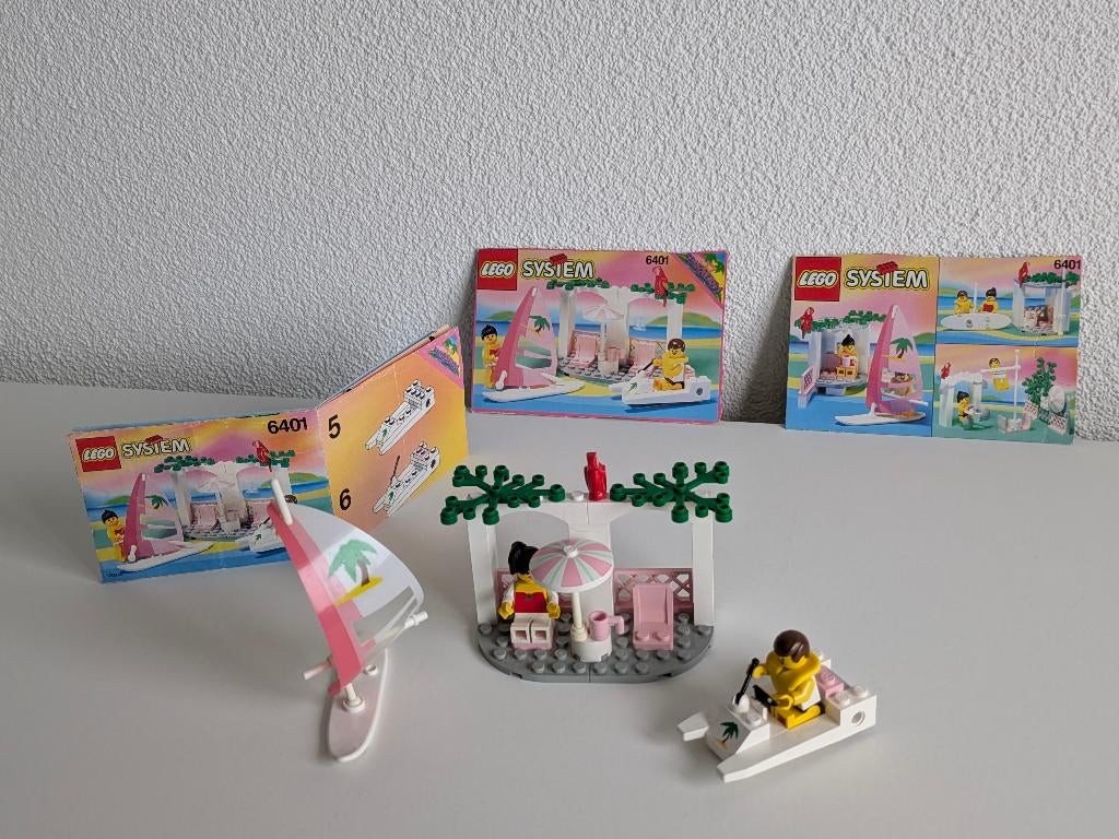 3 Lego paradisa sets 6401,6403,6405, Ophalen of Verzenden, Zo goed als nieuw, Complete set, Lego